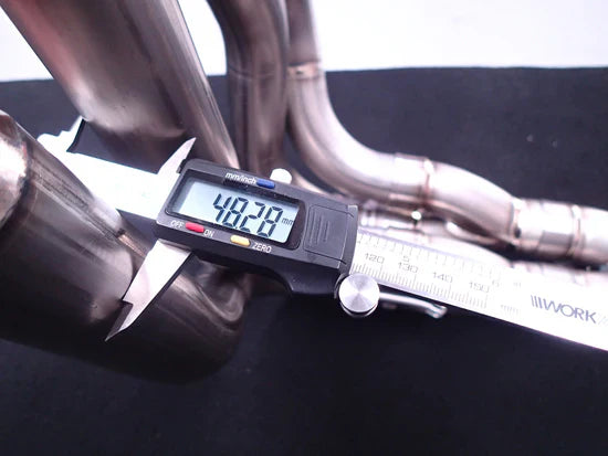 VANDEMON Polished Titanium Exhaust System Ninja H2 & H2R 2015-25 KAWAH2TICSPOLEXHD