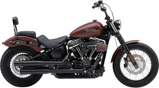 COBRA Neighbor Hater Mufflers for Softail - Black 6047B