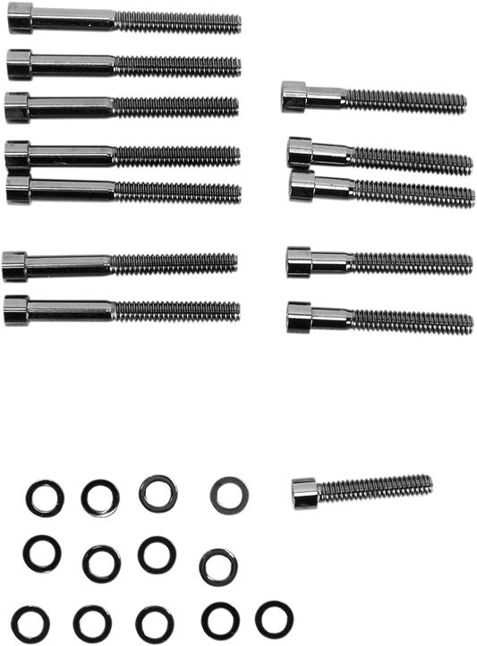 DRAG SPECIALTIES Bolt Kit - Smooth - Camshaft Cover MK687SBK