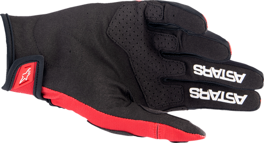 ALPINESTARS Techstar Gloves - Warm Red/Black - Small 3561023-3110-S