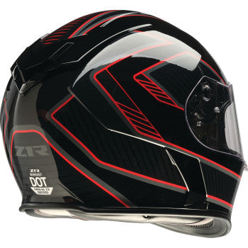 Z1R Warrant Helmet - Amplify - Black/Red - 2XL 0101-17896