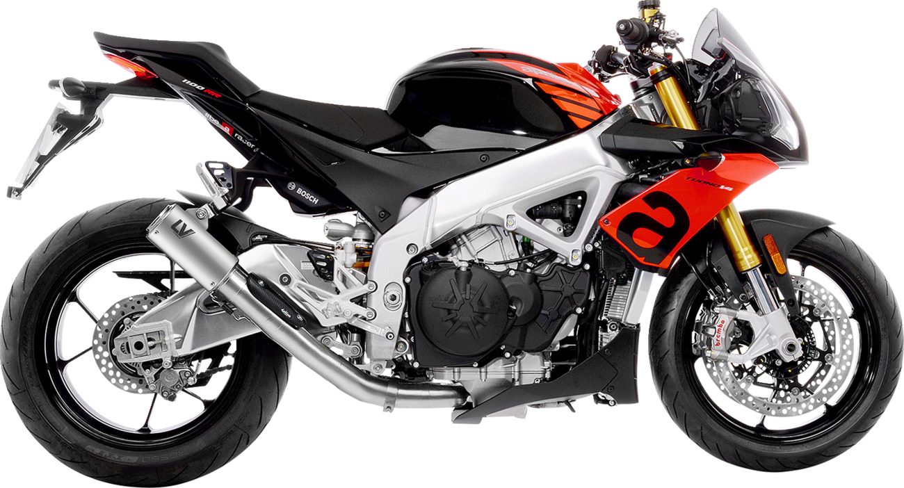 LEOVINCE LV Corsa Muffler - Titanium Aprilia RSV4 /Tuono V4 1100 RR 2021-2024 15401T