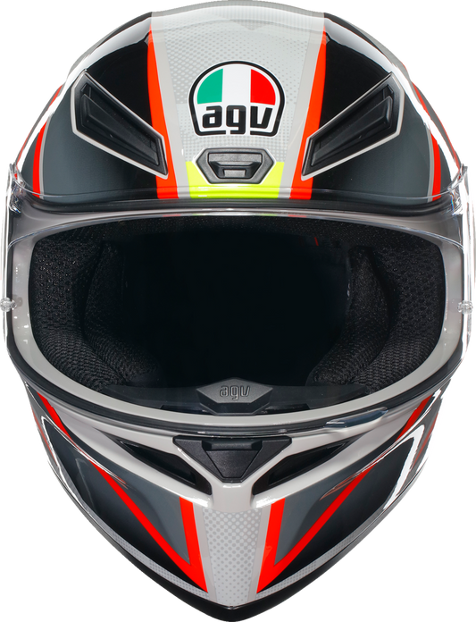 AGV K1 S Helmet - Blipper - Gray/Red - Small 2118394003030S