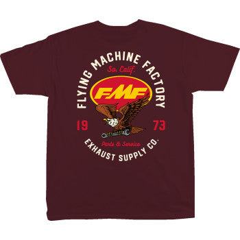FMF Exhaust Supply T-Shirt - Maroon - Medium FA24118902MRNMD