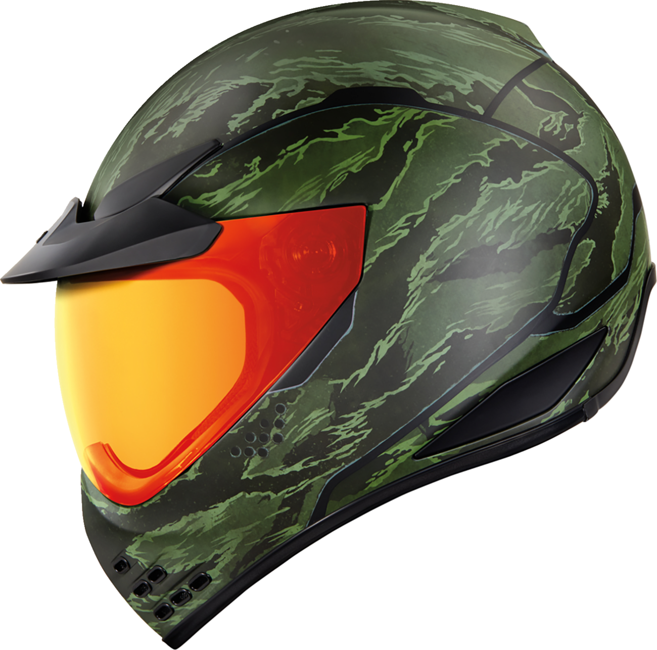 ICON Domain™ Helmet - Tiger's Blood - Green - Medium 0101-14925
