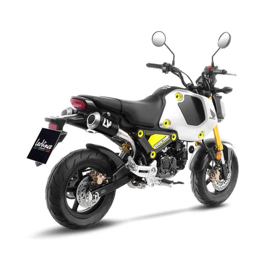 15253C LEOVINCE LV-10 Full Exhaust system with Carbon Fiber dual mufflers for MSX125 Grom 2022-2024 1810-3093