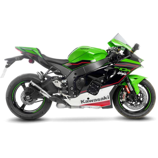 LEOVINCE LV Corsa Slip-On Muffler - Black Ninja ZX-10R/RR 2016-2025 15406B 1811-4491