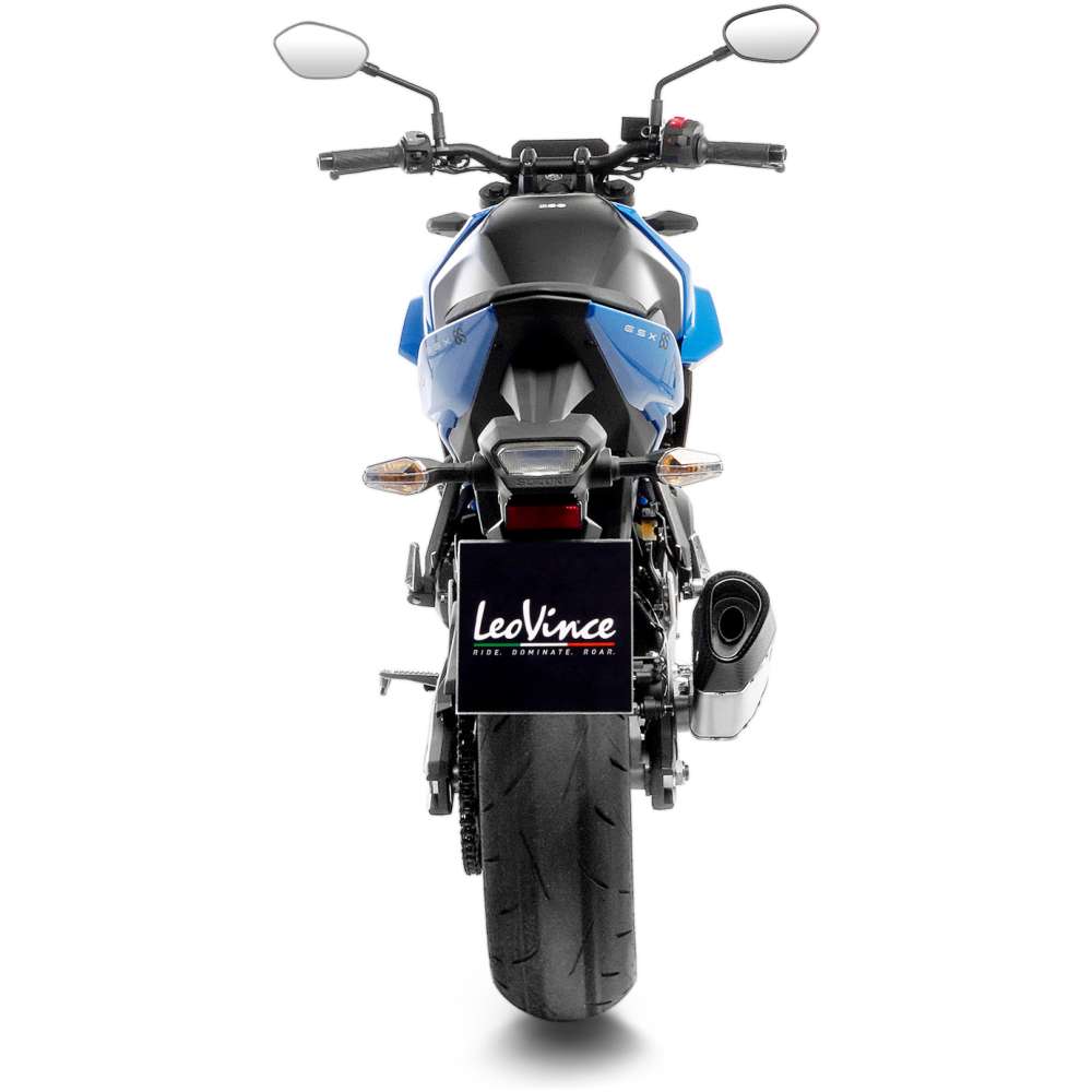 15606ULV LEOVINCE LV-14 R Exhaust System - 2-into-1 - Stainless Steel - GSX-8RS 2023-2024 1810-3218