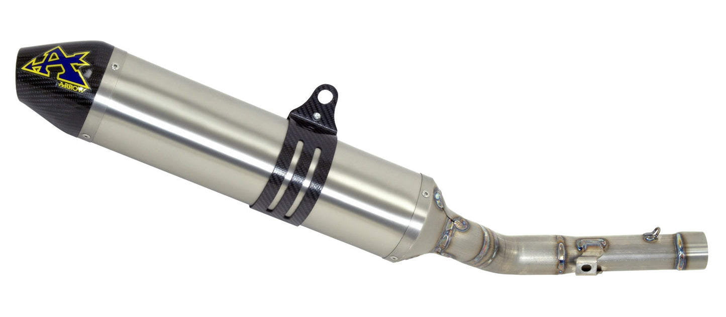 Arrow Honda Varadero 125 '05 Aluminium Homologated Exhaust For Stock Mid-Pipe 52503ao