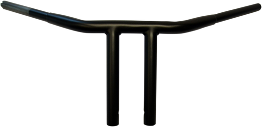 DRAG SPECIALTIES Handlebar - T-Bar - Buffalo - 8" - Flat Black HAS TBW NOTCH 0601-3504