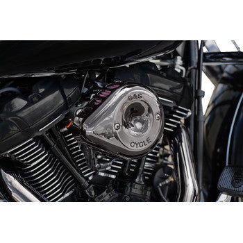 S&S CYCLE Mounted Air Cleaner - Lava Chrome Harley-Davidson Glide/Softail .M8 170-0782