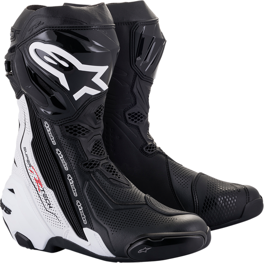 ALPINESTARS Supertech V Boots - Black/White - US 6.5 / EU 40 2220121-12-40