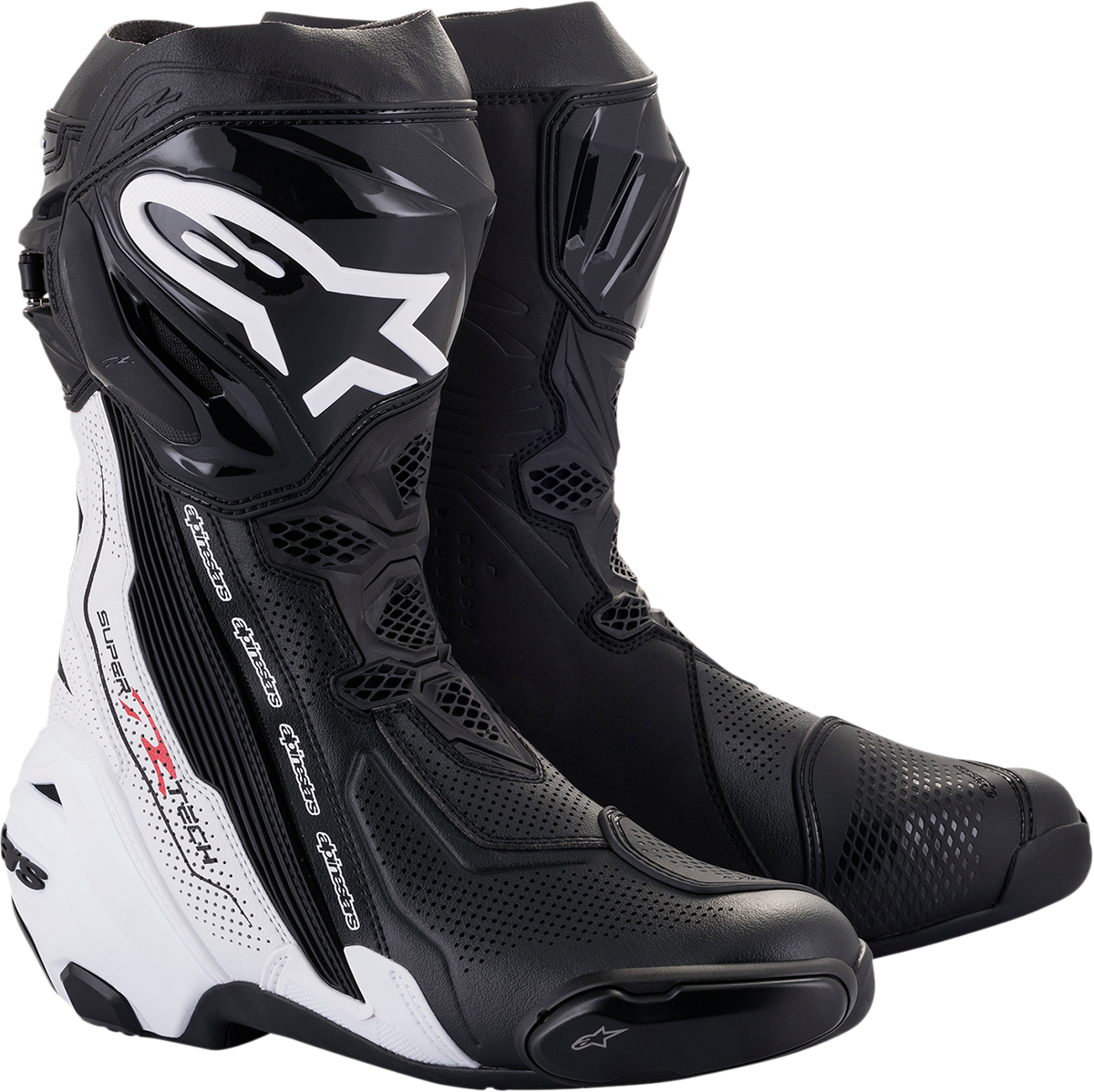 ALPINESTARS Supertech V Boots - Black/White - US 6.5 / EU 40 2220121-12-40
