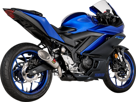 AKRAPOVIC R3 Slip-On Line Muffler - Titanium End Cap S-Y3SO6-IVOSS