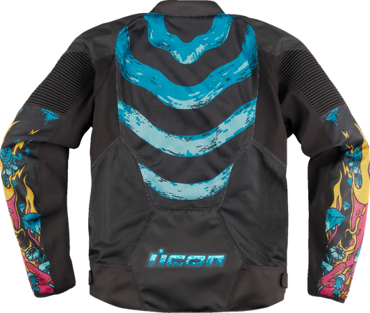 ICON Overlord3 Mesh Munchies™ Jacket - Teal - 3XL 2820-6729