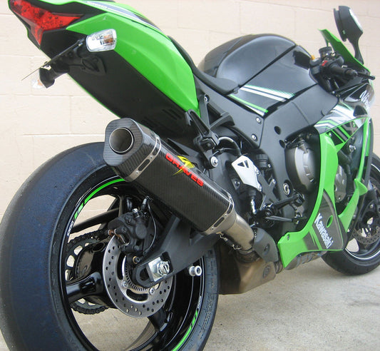 Graves Motorsports cat back carbon exhaust system ZX10R 2016-2025 EXK-16ZX1-CBTC