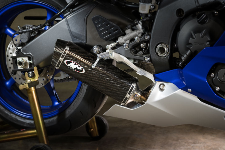 M4 Exhaust Full Titanium System Carbon Fiber Canister R6 2006-2020 YA6974T