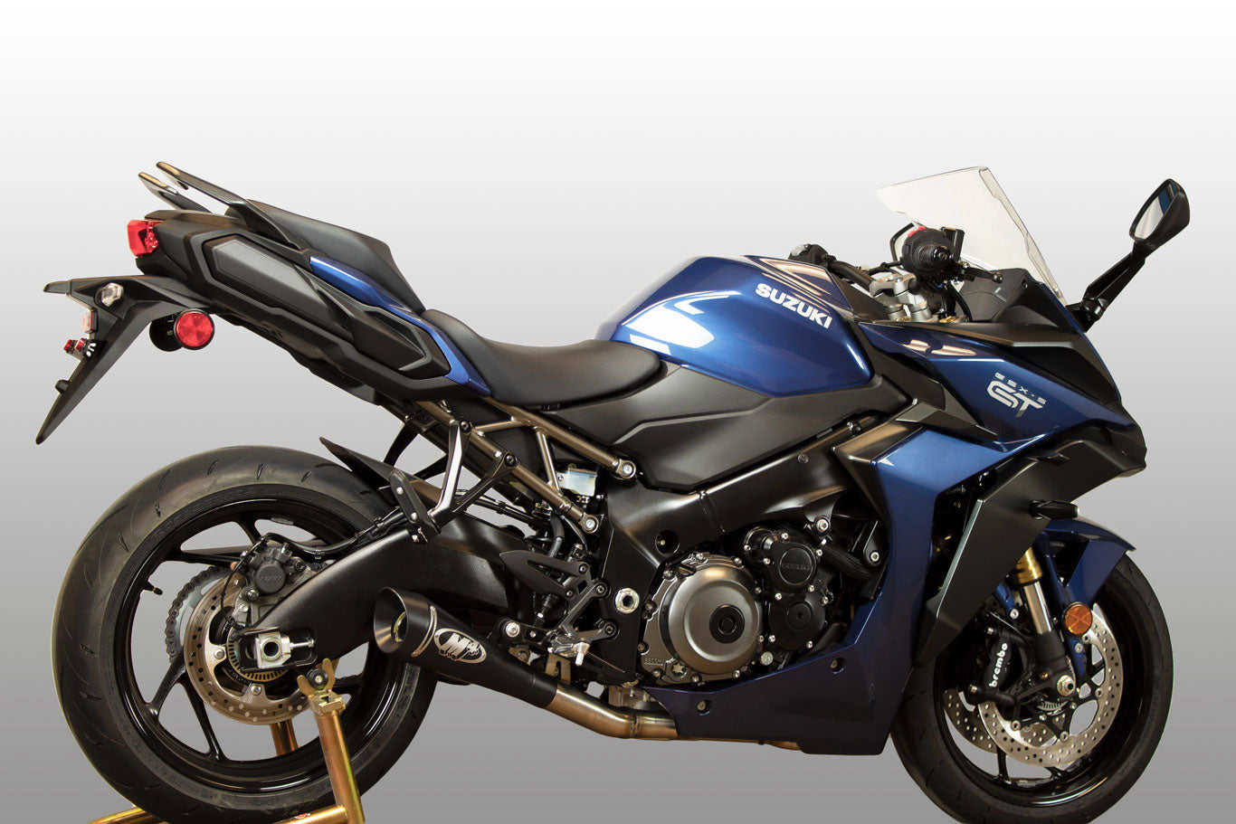 M4 Exhaust Full System GP19 Black 2016-2024 Suzuki GSX-S1000 SU6232-GP19