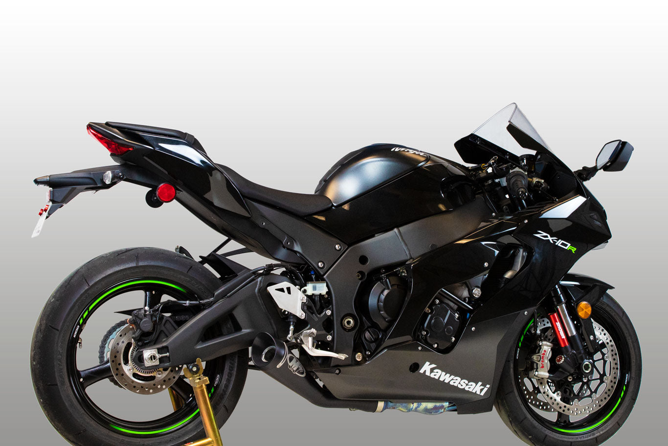 M4 Exhaust GP19 Black Slip On ZX10R 2021-2025 KA9942-GP19