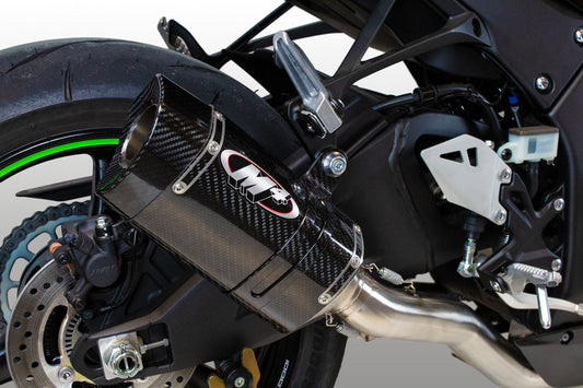 M4 Exhaust Titanium Half System with Tech 1 Carbon Fiber ZX10R 2021-2025 KA9974