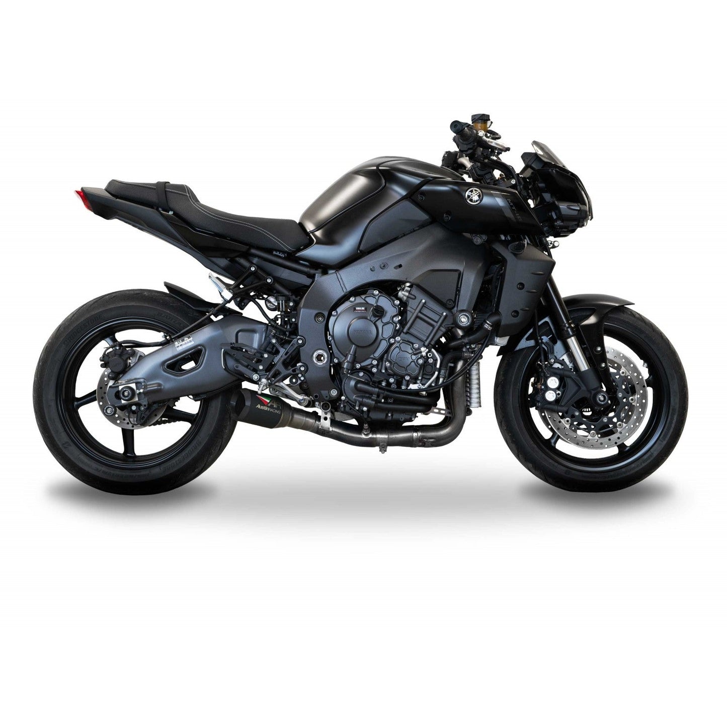 Austin Racing GP3 2022 - 2025 Yamaha MT10/FZ10 GP3 Belly Exit De-Cat Race Exhaust Systems AR71-3