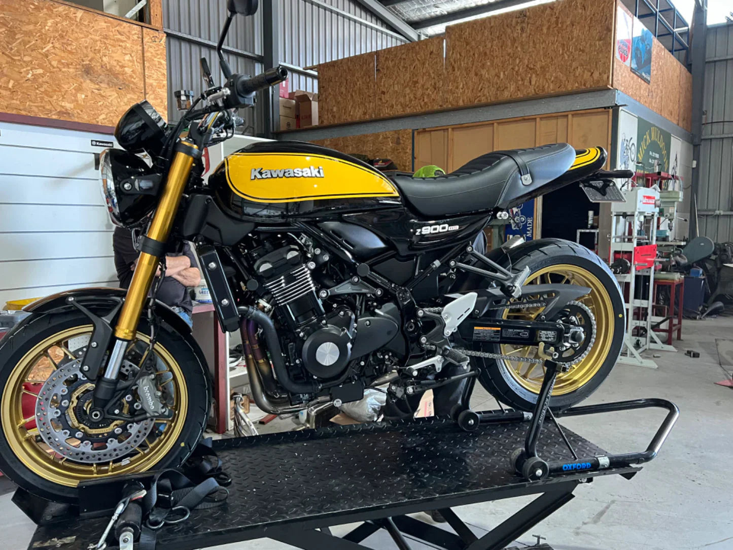 Vandemon Z900RS Cafe Racer Full Titanium Exhaust System 2018-24 KAWAZ900RSTITANEXHB VA-87