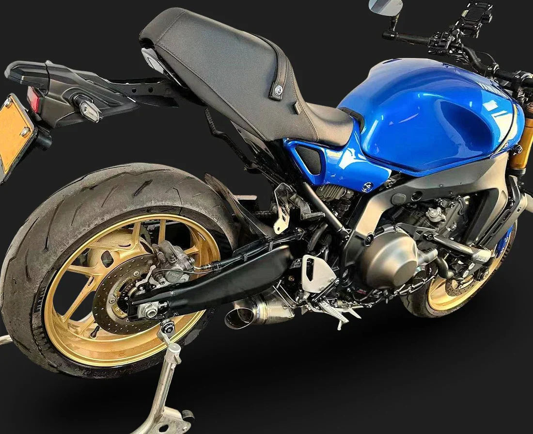 Vandemon Yamaha GEN4 2024 XSR900 and XSR900 GP Stealth Titanium Exhaust System YAMAXS9LMTIEXHWVA