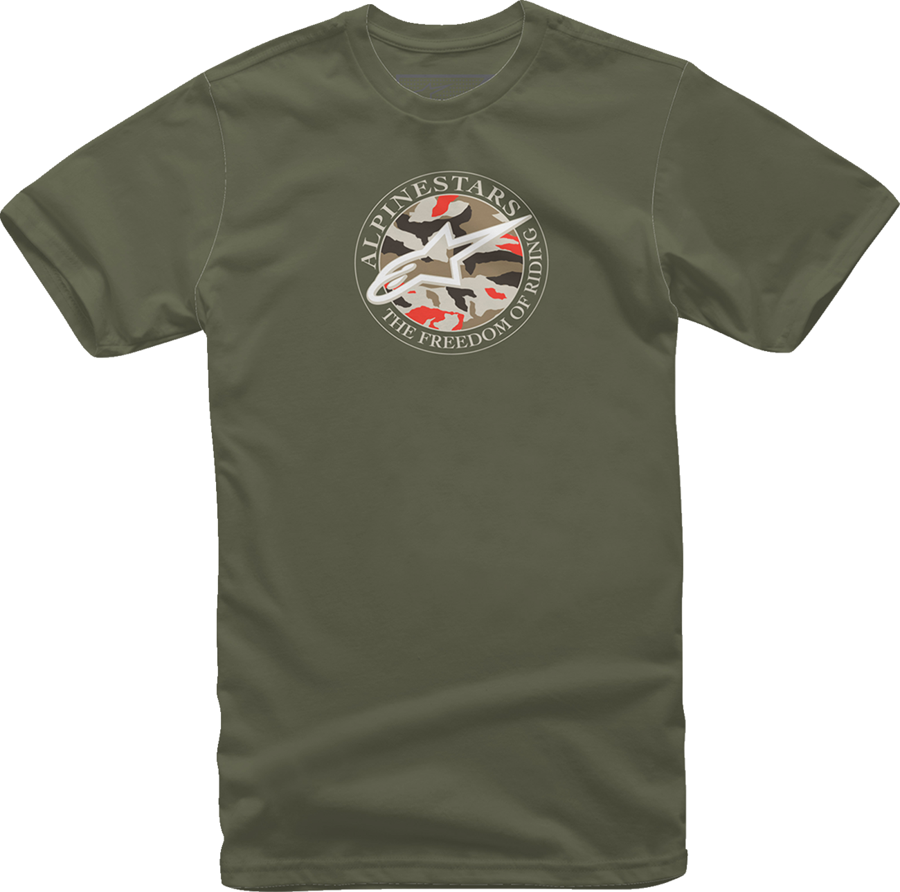 ALPINESTARS Dot Camo T-Shirt - Military - Large 121372660690L