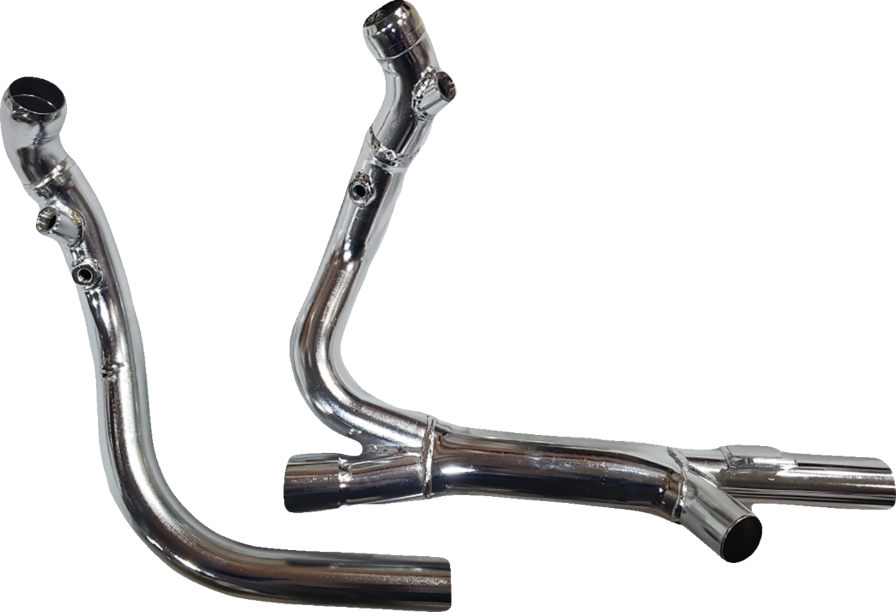 KHROME WERKS Hideaway Header For '21-'22 Thunderstroke models; works with OEM or aftermarket replacement mufflers. 200200