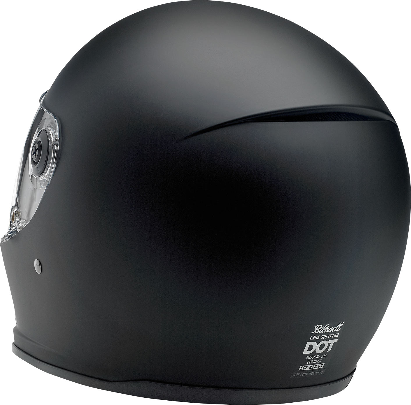 BILTWELL Lane Splitter Helmet - Flat Black - XS 1004-201-101
