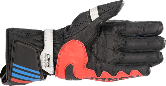ALPINESTARS Honda GP Plus R v2 Gloves - Black/Bright Red/Blue - XL 3556321-1317-XL