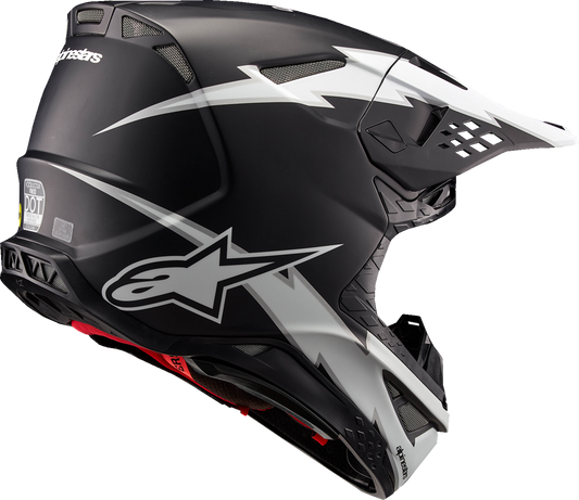 ALPINESTARS Supertech M10 Helmet - Ampress - MIPS® - Matte Black/White - XL 8300823-1121-XL