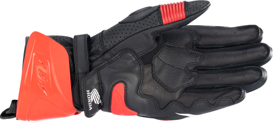 ALPINESTARS Honda GP Pro R3 Gloves - Black/Bright Red/Blue - Small 3556223-1317-S