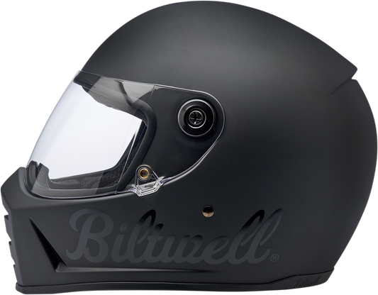 BILTWELL Lane Splitter Helmet - Flat Black Factory - Large 1004-638-104