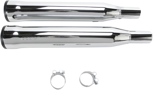 COBRA 3" RPT Mufflers for '07-'13 XL - Chrome 6080
