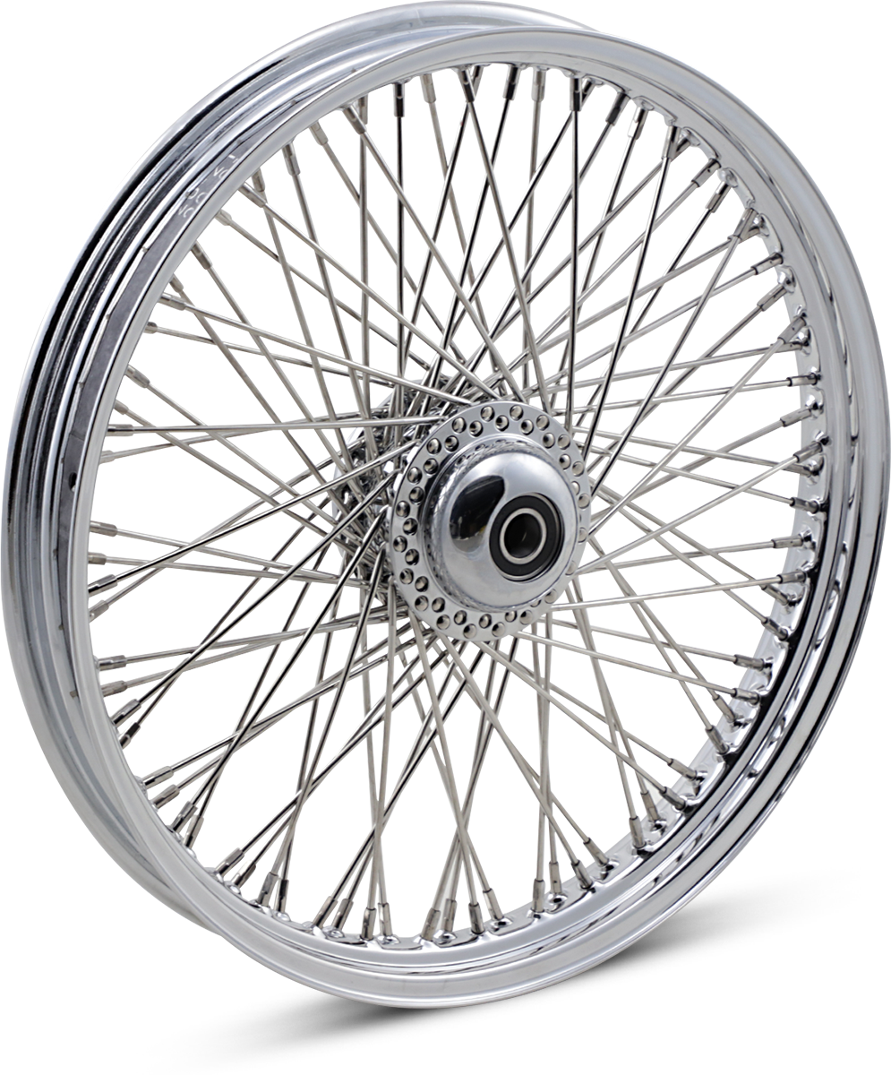 DRAG SPECIALTIES Wheel Assembly - 80 Spoke - Laced - Front - Single Disc/No ABS - Chrome - 21x2.15  0203-0395
