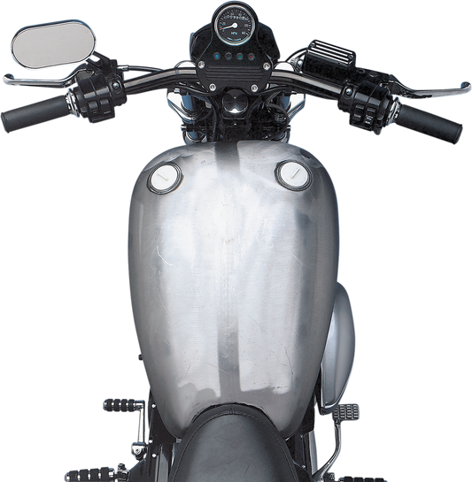 DRAG SPECIALTIES Smooth-Top Twin-Cap Style Extended Gas Tank - XL 11583-BX46