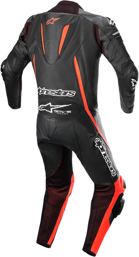 ALPINESTARS Fusion 1-Piece Suit - Black/Red Fluorescent - US 48 / EU 58 3153022-1030-58