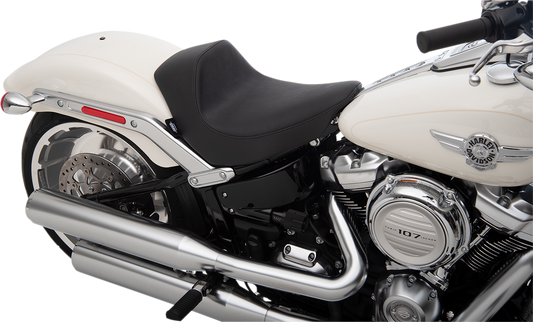DRAG SPECIALTIES EZ-Solo Seat - Smooth - Vinyl - FLFB/S '18-'22 ACT EZ-ON MOUNT STYLE 0802-1183