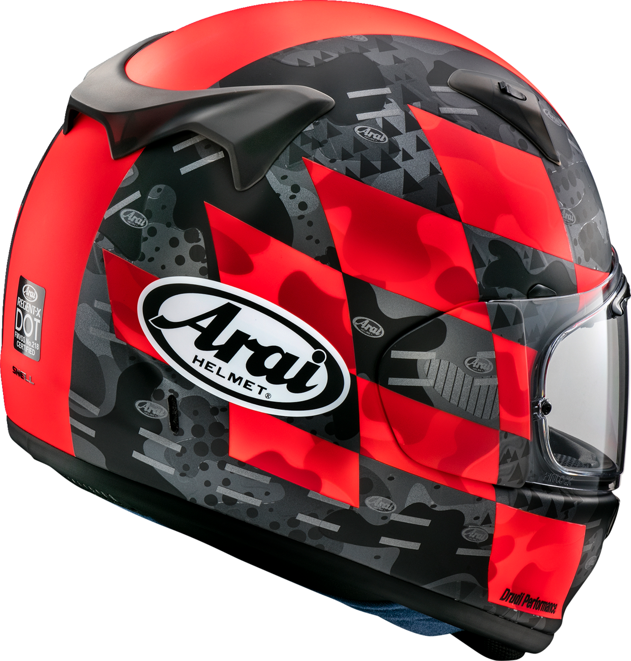 ARAI Regent-X Helmet - Patch - Red Frost - Medium 0101-15835