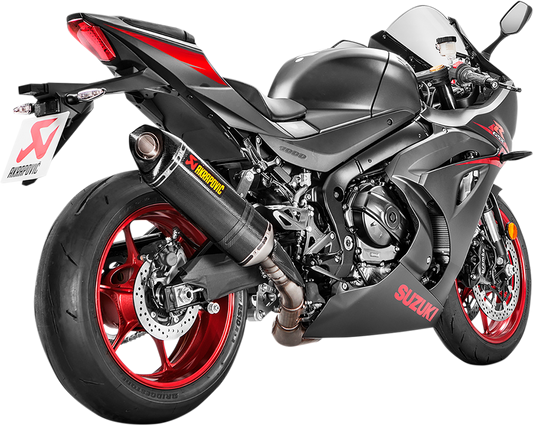AKRAPOVIC Slip-On Line Muffler - Carbon Fiber GSX-R 1000 2017-2025 S-S10SO12-HRC 1811-3406