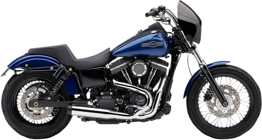 COBRA El Diablo Exhaust - Chrome - 3.5" - '06-'11 Dyna 3 1/2"CANISTER MUFFLER 6496