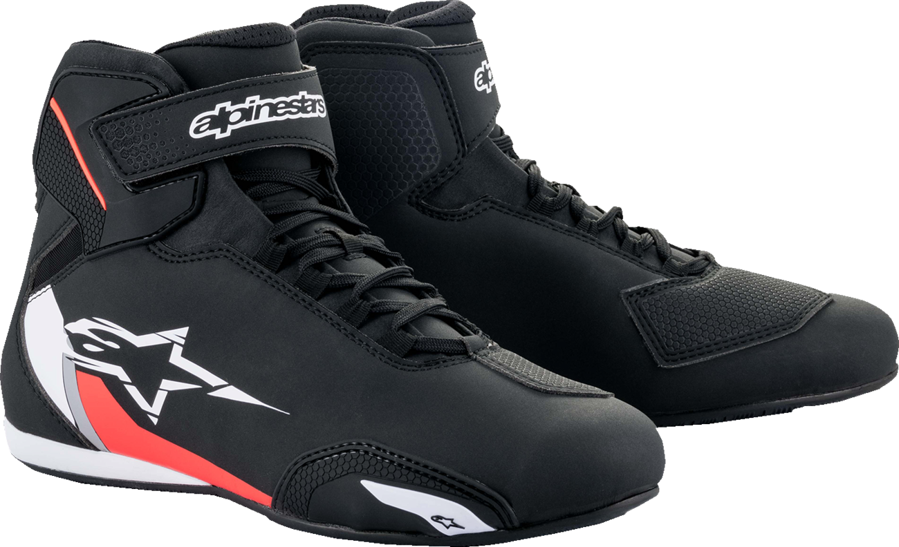 ALPINESTARS Sektor Shoes - Black/White/Red - US 12 2515518123112