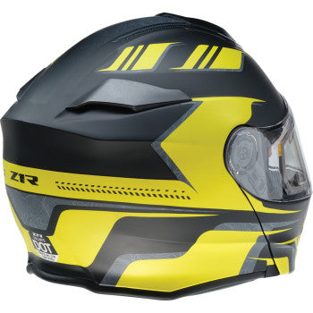 Z1R Solaris 2.0 Helmet - First Tracks - Electric - Dual Pane - Black/Hi-Viz - XL 0120-0841