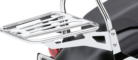 COBRA Sissy Bar Luggage Rack - Chrome - Tubular WRONG PHOTO 19 FATBOOK 602-3502