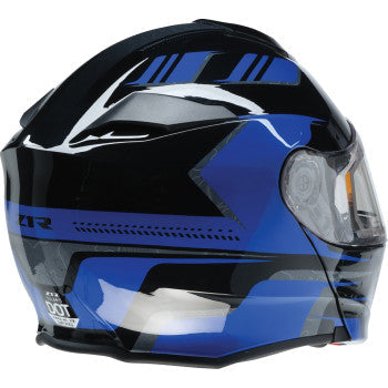 Z1R Solaris 2.0 Helmet - First Tracks - Electric - Dual Pane - Black/Blue - Small 0120-0832