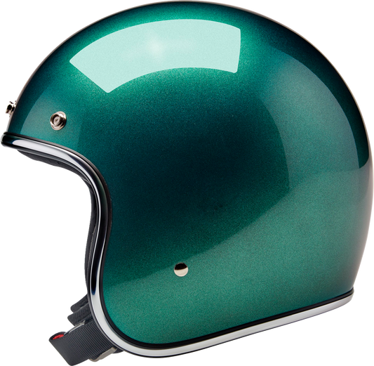 BILTWELL Bonanza Helmet - Metallic Catalina Green - Small 1001-358-202