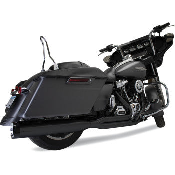 KHROME WERKS 2-into-1 Outlaw Exhaust System - Black - No End Cap Included 2017-2024 200775