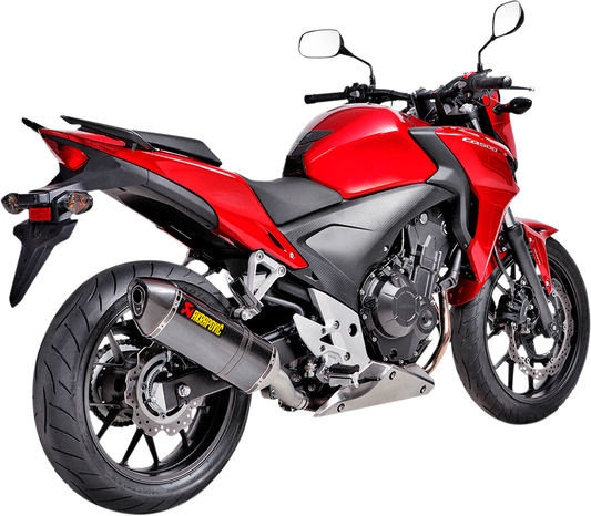AKRAPOVIC Slip-On Line Muffler - Carbon Fiber CB400 /500 X/R/F 2013-2016 S-H5SO2-HRC 1811-2604