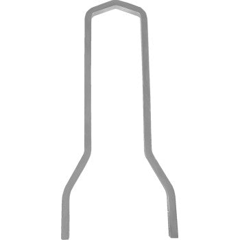DRAG SPECIALTIES Square Sissy Bar - Chrome - 15.4"H x 8.25"W 1501-0783